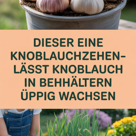 Dieser eine Knoblauchzehen-Trick lässt Knoblauch in Behältern üppig wachsen