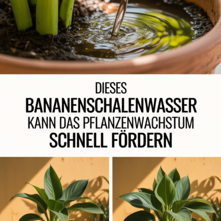 Dieses Bananenschalenwasser Kann Das Pflanzenwachstum Schnell Fördern