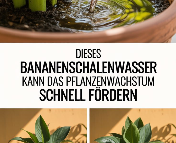 Dieses Bananenschalenwasser Kann Das Pflanzenwachstum Schnell Fördern