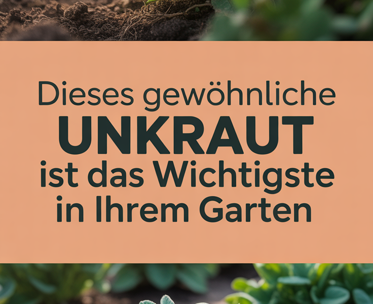 Dieses gewöhnliche Unkraut ist das Wichtigste in Ihrem Garten