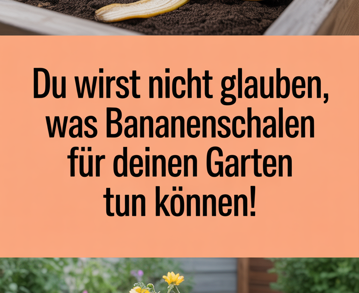Du wirst nicht glauben, was Bananenschalen für deinen Garten tun können!