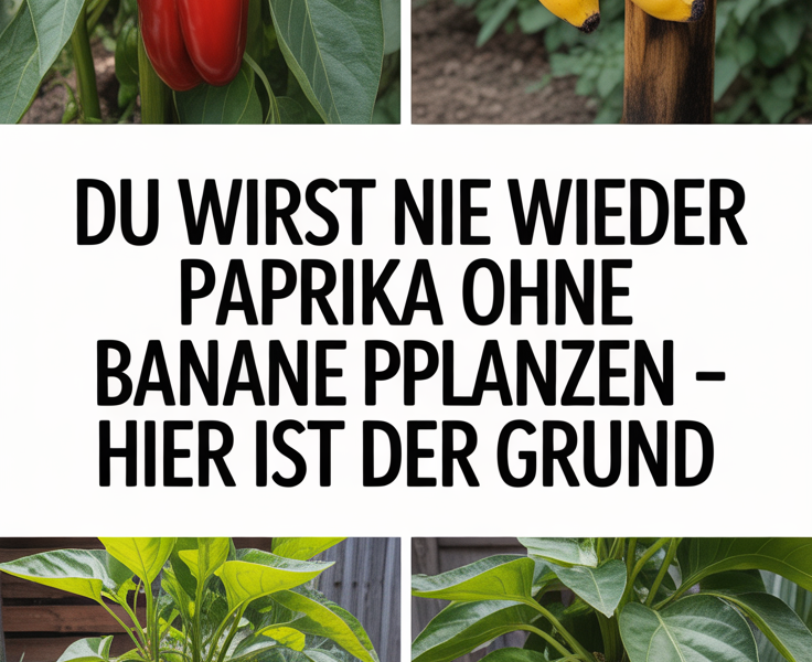 Du wirst nie wieder Paprika ohne Banane pflanzen – hier ist der Grund