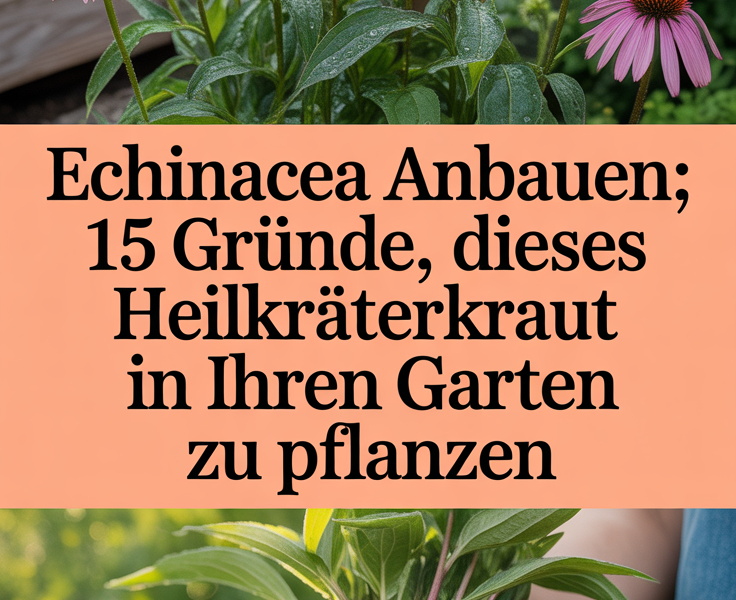 Echinacea anbauen: 15 Gründe, dieses Heilkräuterkraut in Ihren Garten zu pflanzen