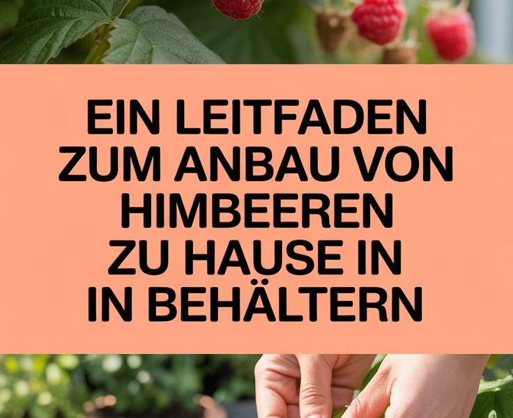 Ein Leitfaden zum Anbau von Himbeeren zu Hause in Behältern