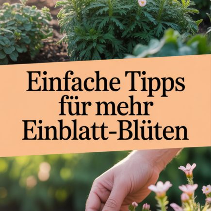 Einfache Tipps für mehr Einblatt-Blüten
