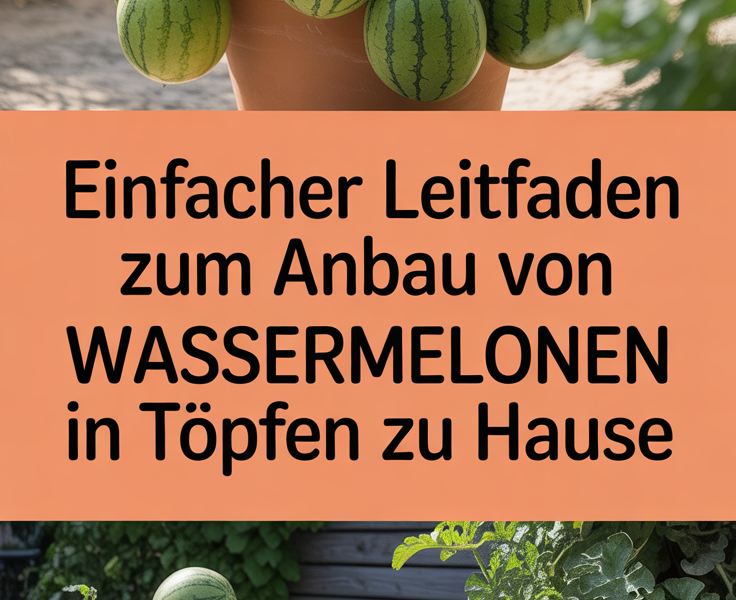 Einfacher Leitfaden zum Anbau von Wassermelonen in Töpfen zu Hause
