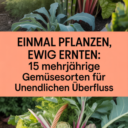 Einmal pflanzen, ewig ernten: 15 mehrjährige Gemüsesorten für unendlichen Überfluss