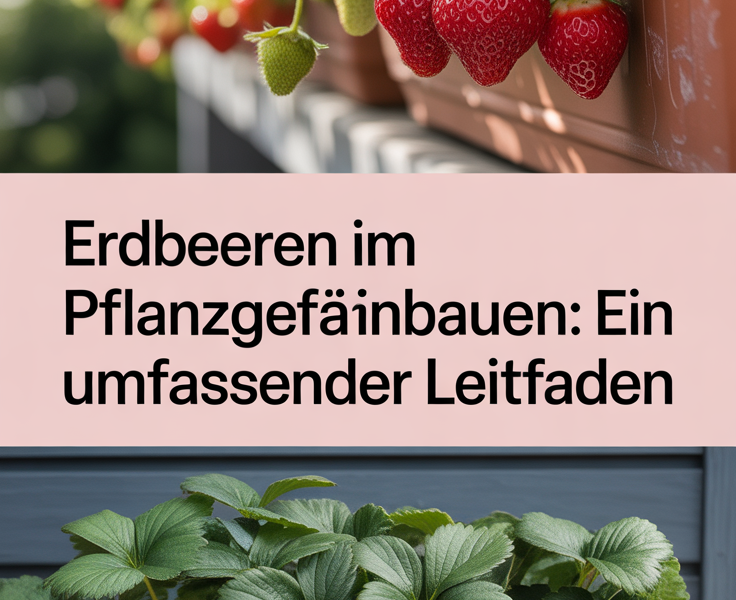 Erdbeeren im Pflanzgefäß anbauen: Ein umfassender Leitfaden