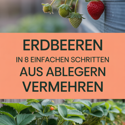 Erdbeeren in 8 einfachen Schritten aus Ablegern vermehren