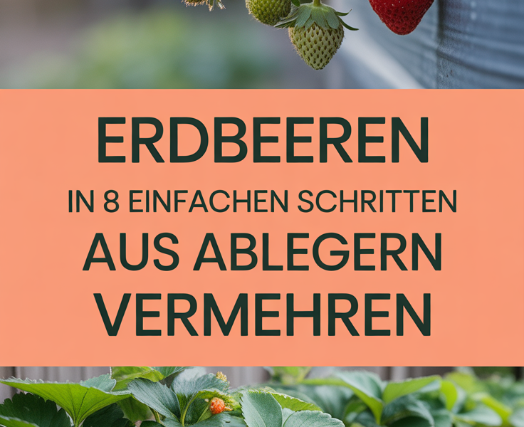 Erdbeeren in 8 einfachen Schritten aus Ablegern vermehren