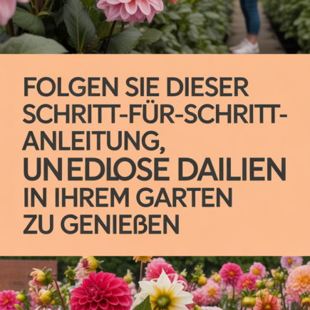 Folgen Sie dieser Schritt-für-Schritt-Anleitung, um endlose Dahlien in Ihrem Garten zu genießen