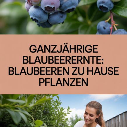 Ganzjährige Blaubeerernte: Blaubeeren zu Hause pflanzen