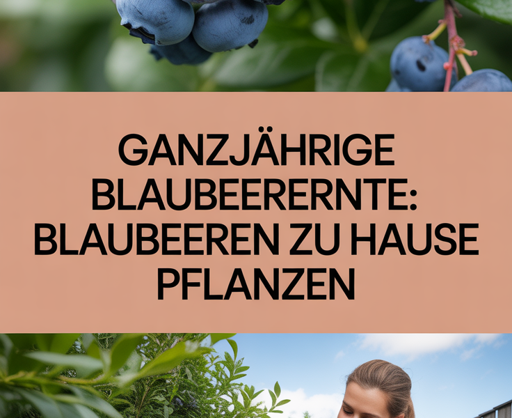 Ganzjährige Blaubeerernte: Blaubeeren zu Hause pflanzen