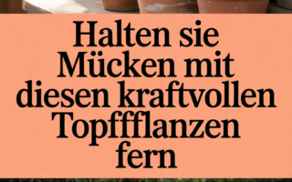 Halten Sie Mücken mit diesen kraftvollen Topfpflanzen fern