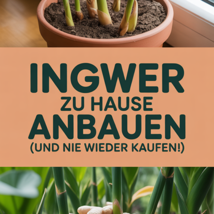 Ingwer zu Hause anbauen (und nie wieder kaufen!)
