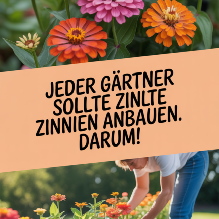 Jeder Gärtner sollte Zinnien anbauen. Darum!