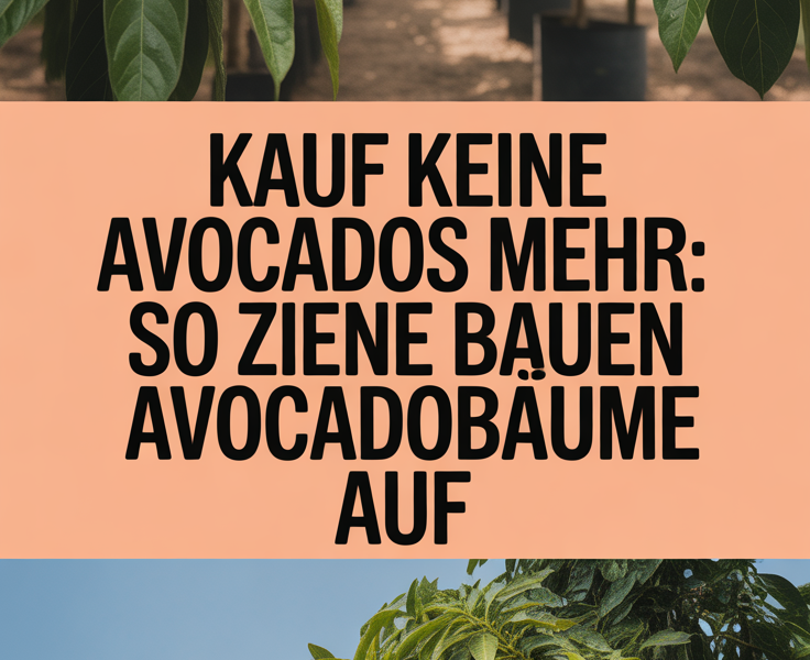 Kauf keine Avocados mehr: So ziehen Bauern Avocadobäume auf