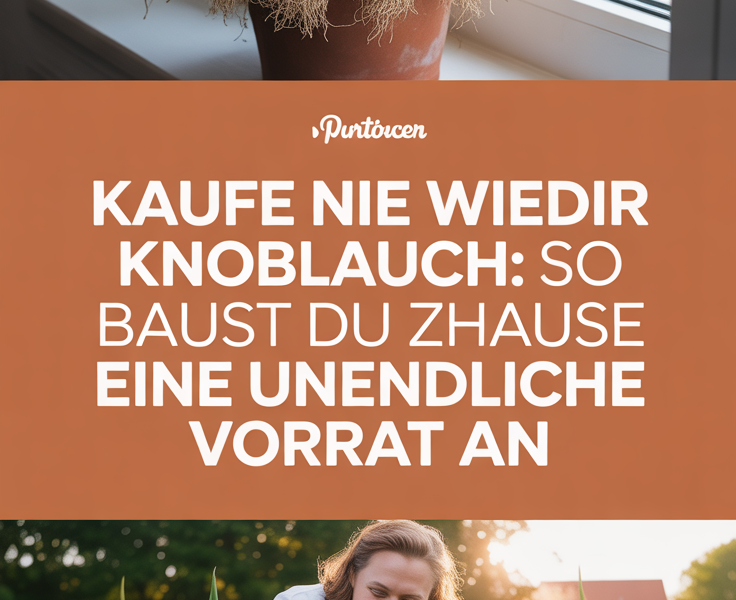 Kaufe nie wieder Knoblauch: So baust du zu Hause eine unendliche Vorrat an