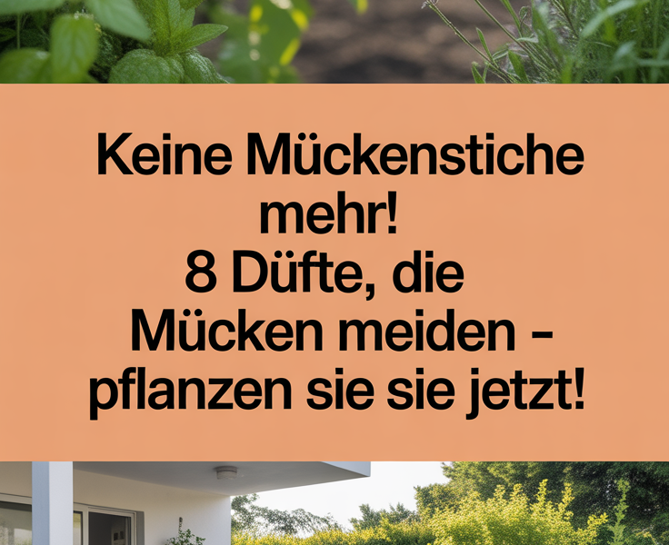 Keine Mückenstiche mehr! 8 Düfte, die Mücken meiden – Pflanzen Sie sie jetzt!