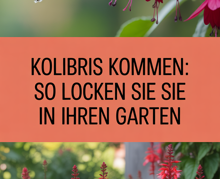Kolibris kommen: So locken Sie sie in Ihren Garten