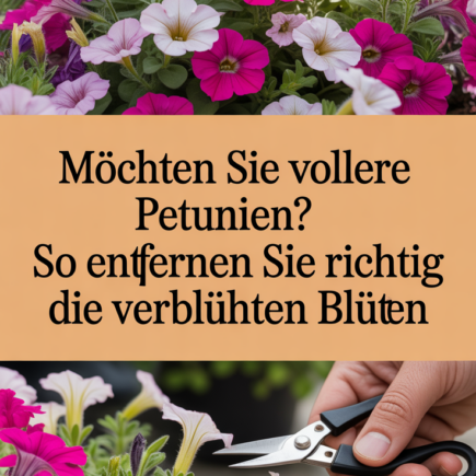 Möchten Sie vollere Petunien? So entfernen Sie richtig die verblühten Blüten