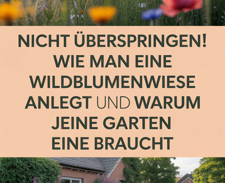 Nicht überspringen! Wie man eine Wildblumenwiese anlegt und warum jeder Garten eine braucht
