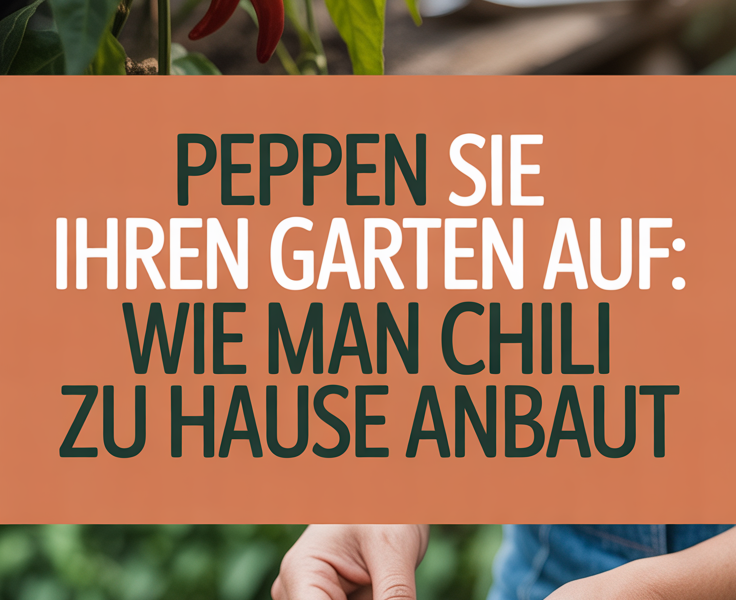 Peppen Sie Ihren Garten auf: Wie man Chili zu Hause anbaut