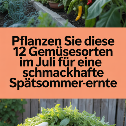 Pflanzen Sie diese 12 Gemüsesorten im Juli für eine schmackhafte Spätsommer-Ernte