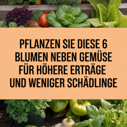 Pflanzen Sie diese 6 Blumen neben Gemüse für höhere Erträge und weniger Schädlinge