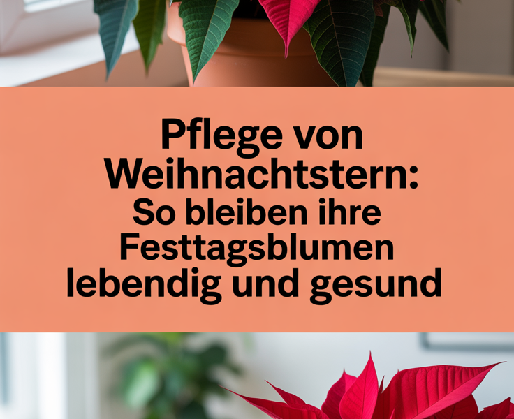 Pflege von Weihnachtsstern: So bleiben Ihre Festtagsblumen lebendig und gesund