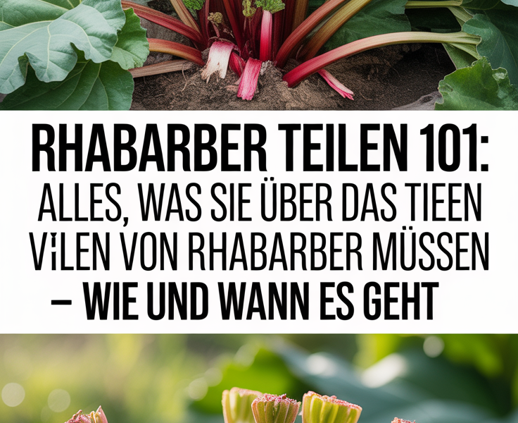 Rhabarber teilen 101: Alles, was Sie über das Teilen von Rhabarber wissen müssen – wie und wann es geht