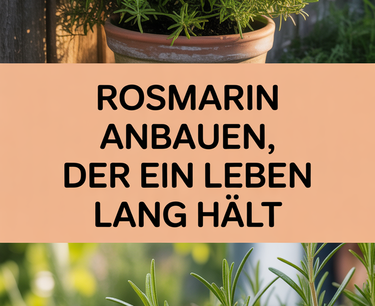 Rosmarin anbauen, der ein Leben lang hält