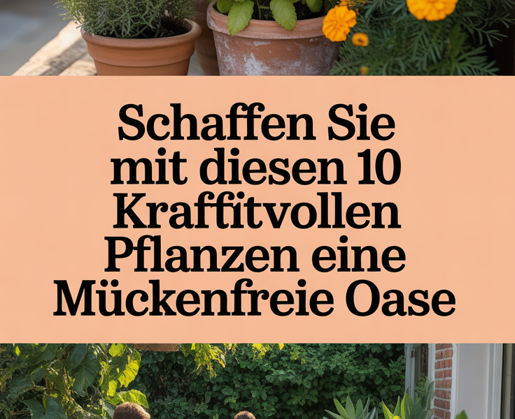 Schaffen Sie mit diesen 10 kraftvollen Pflanzen eine Mückenfreie Oase