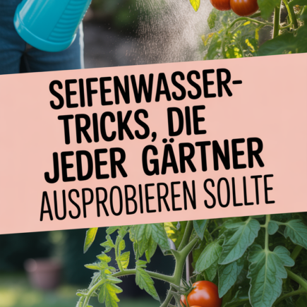 Seifenwasser-Tricks, die jeder Gärtner ausprobieren sollte
