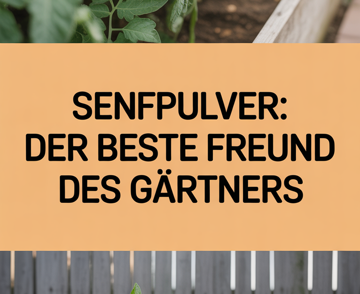 Senfpulver: Der beste Freund des Gärtners