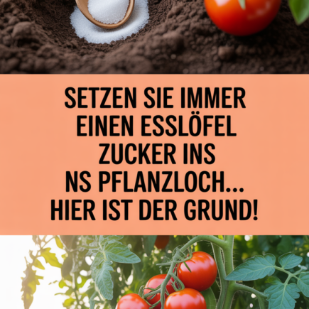 Setzen Sie immer einen Esslöffel Zucker ins Pflanzloch… Hier ist der Grund!