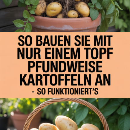 So bauen Sie mit nur einem Topf Pfundweise Kartoffeln an – so funktioniert’s
