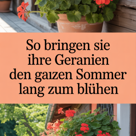 So bringen Sie Ihre Geranien den ganzen Sommer lang zum Blühen