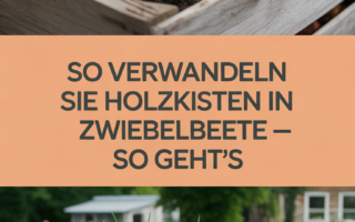 So verwandeln Sie Holzkisten in Zwiebelbeete – So geht's