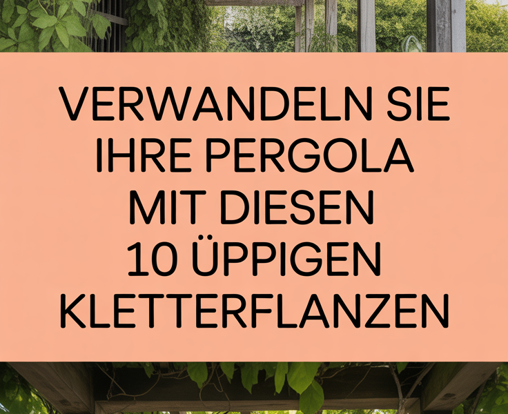 Verwandeln Sie Ihre Pergola mit diesen 10 üppigen Kletterpflanzen