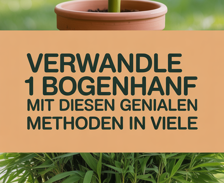 Verwandle 1 Bogenhanf mit diesen genialen Methoden in viele