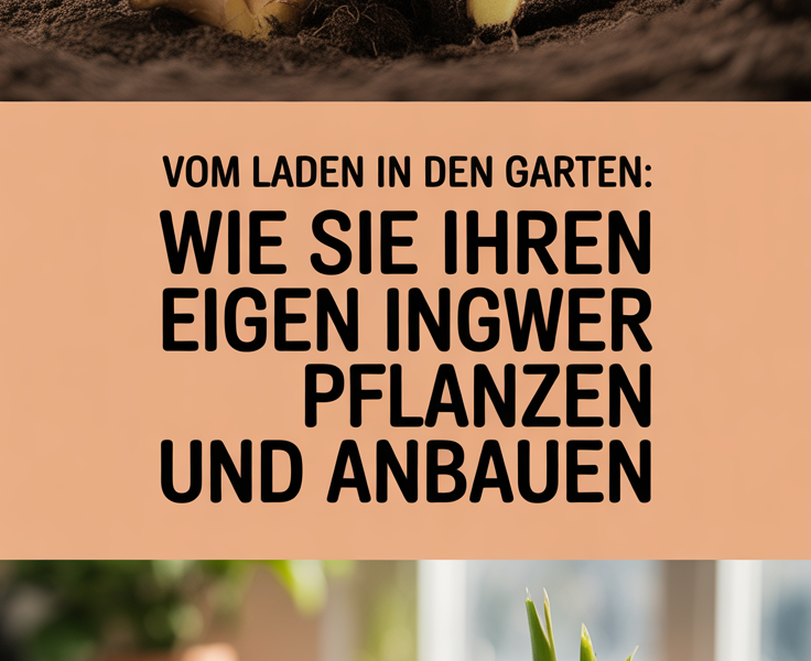Vom Laden in den Garten: Wie Sie Ihren eigenen Ingwer pflanzen und anbauen