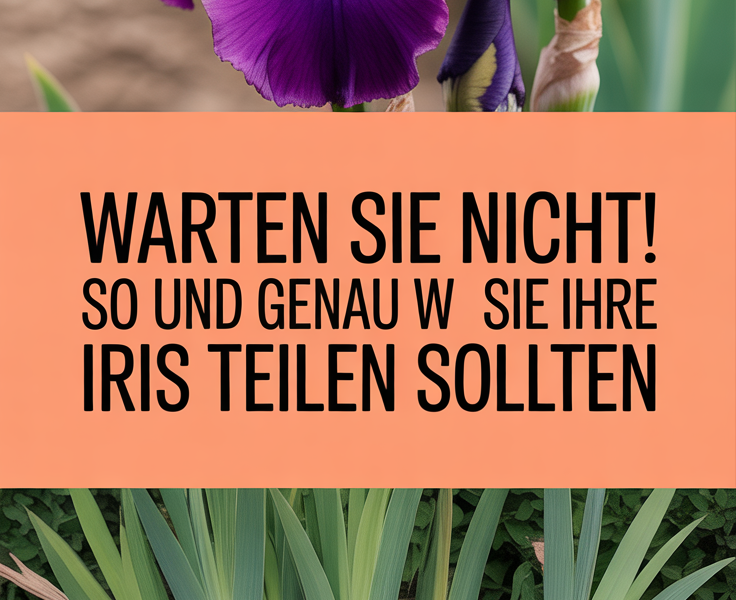 Warten Sie nicht! So und genau wann Sie Ihre Iris teilen sollten