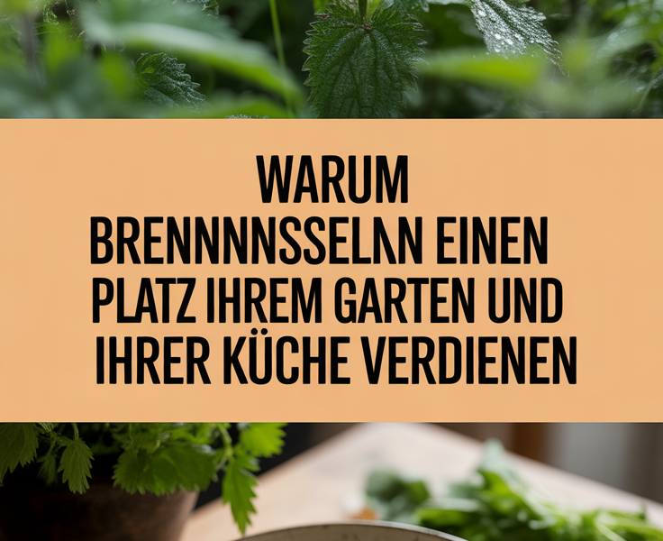 Warum Brennnesseln einen Platz in Ihrem Garten und Ihrer Küche verdienen