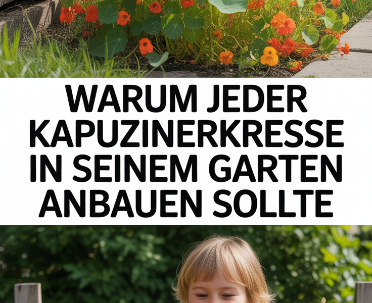 Warum JEDER Kapuzinerkresse in seinem Garten anbauen sollte
