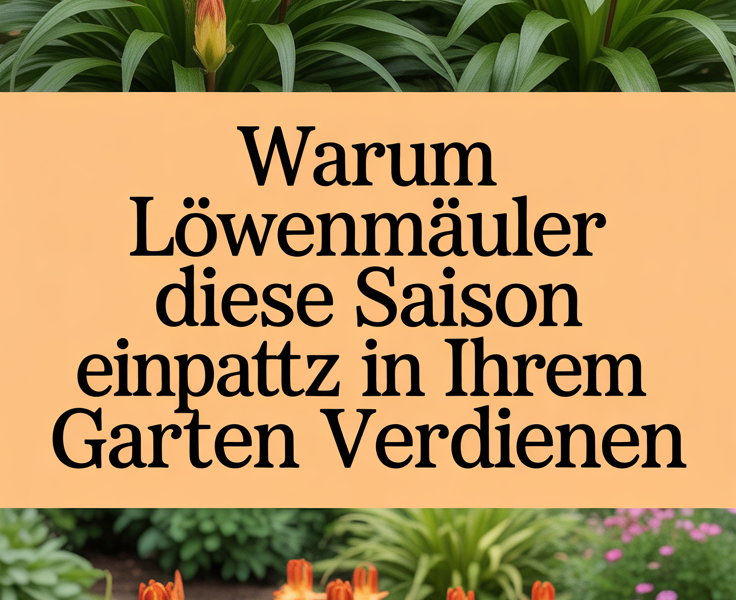 Warum Löwenmäuler diese Saison einen Platz in Ihrem Garten verdienen