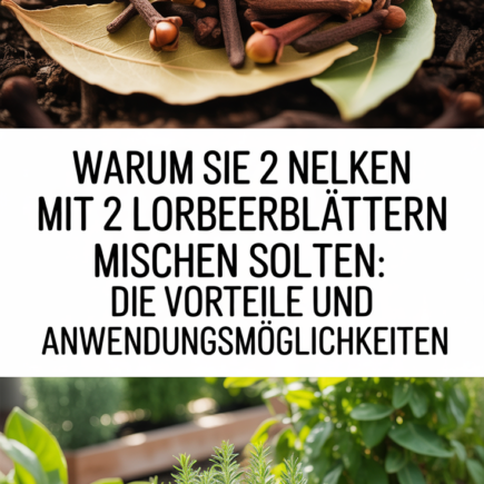 Warum Sie 2 Nelken mit 2 Lorbeerblättern mischen sollten: Die Vorteile und Anwendungsmöglichkeiten