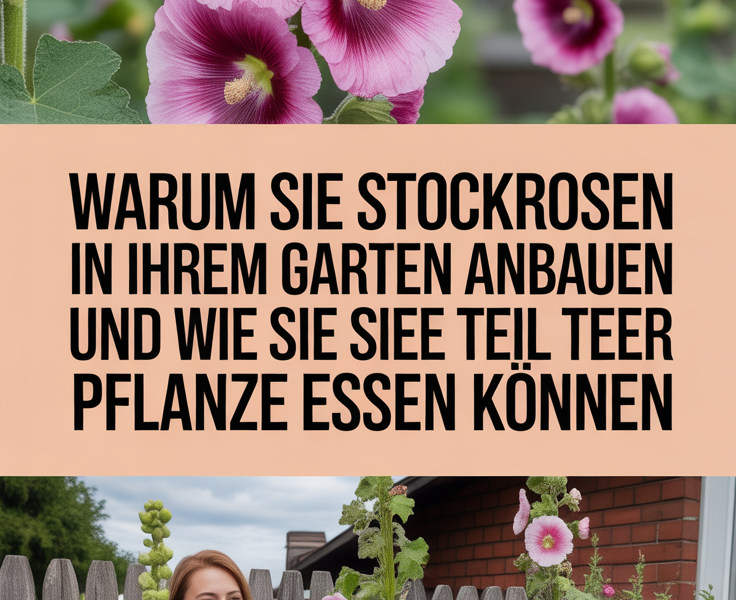 Warum Sie Stockrosen in Ihrem Garten anbauen sollten und wie Sie jede Teil dieser Pflanze essen können