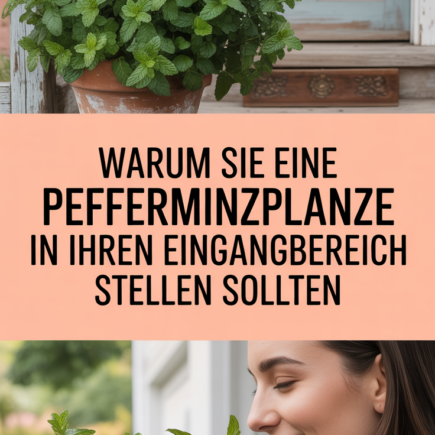 Warum Sie eine Pfefferminzpflanze in Ihren Eingangsbereich stellen sollten