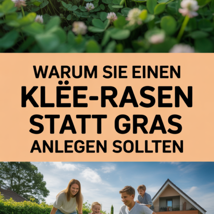 Warum Sie einen Klee-Rasen statt Gras anlegen sollten